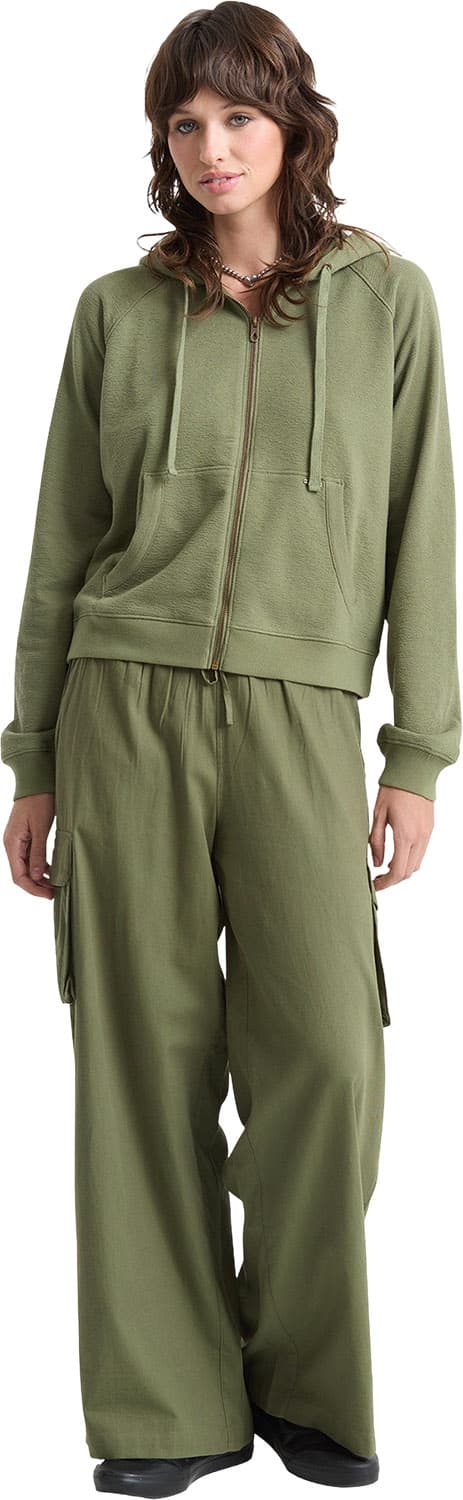 Product gallery image number 2 for product Lived In Fleece Zip Sweatshirt - Women's