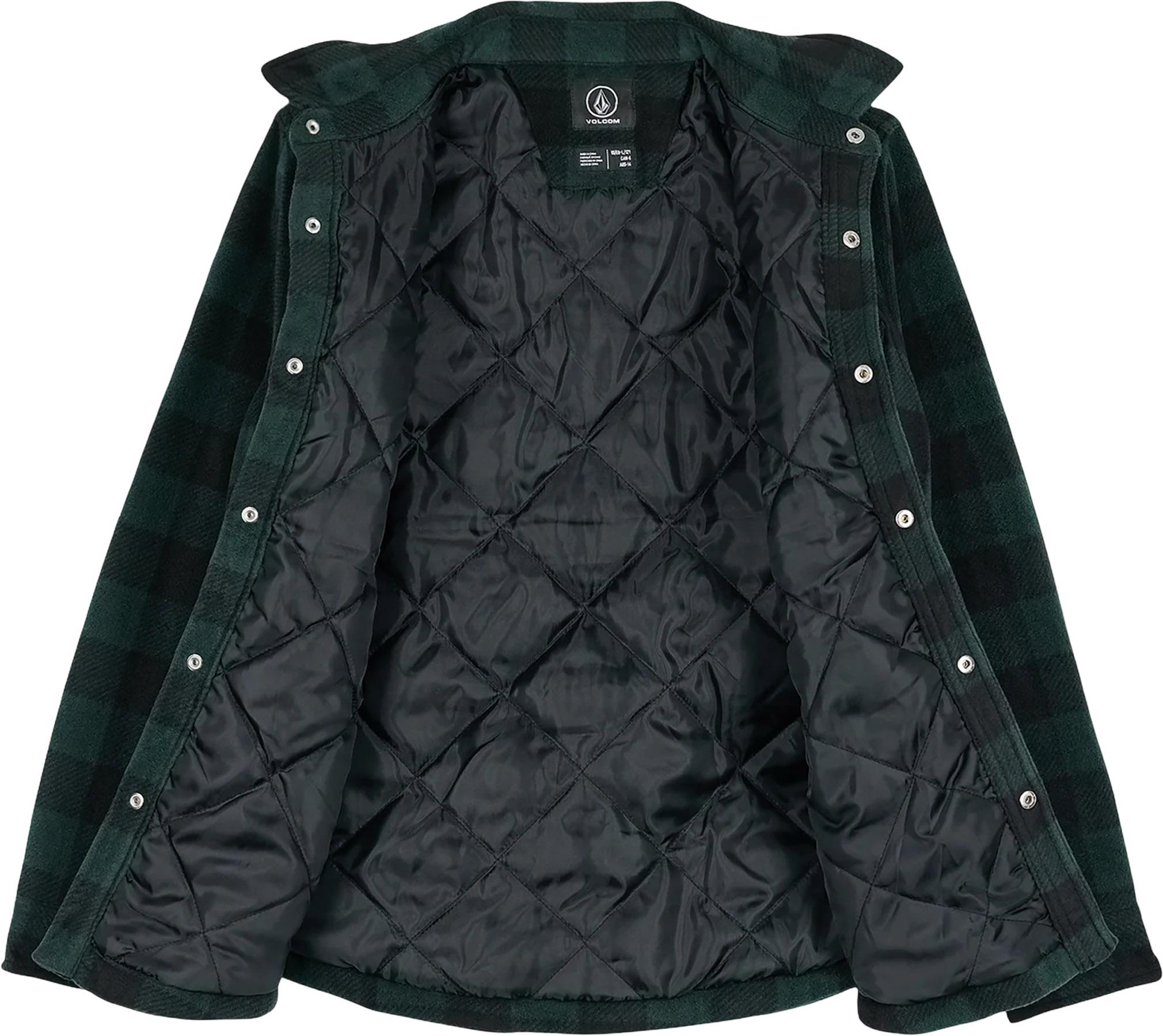 Product gallery image number 3 for product Chemise boutonnée à manches longues en molleton Bowered - Garçon