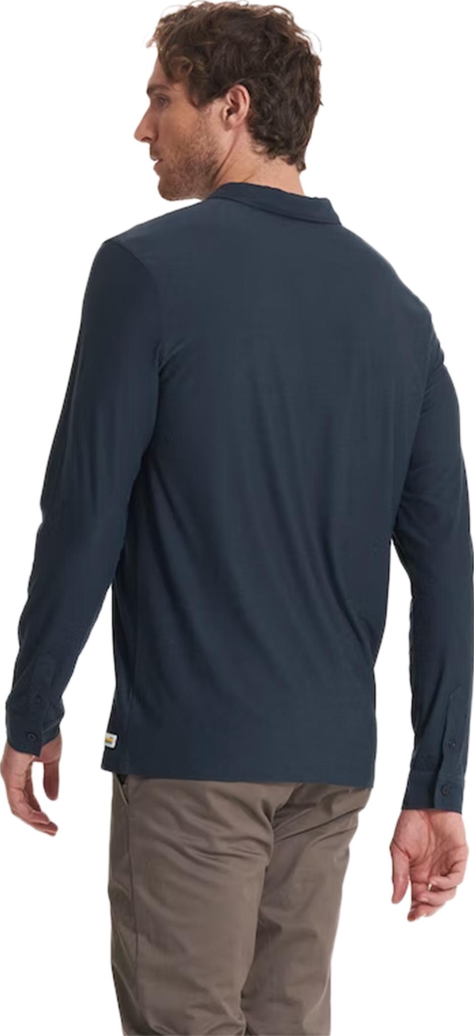 Product gallery image number 4 for product Strato Long Sleeve Polo - Men's