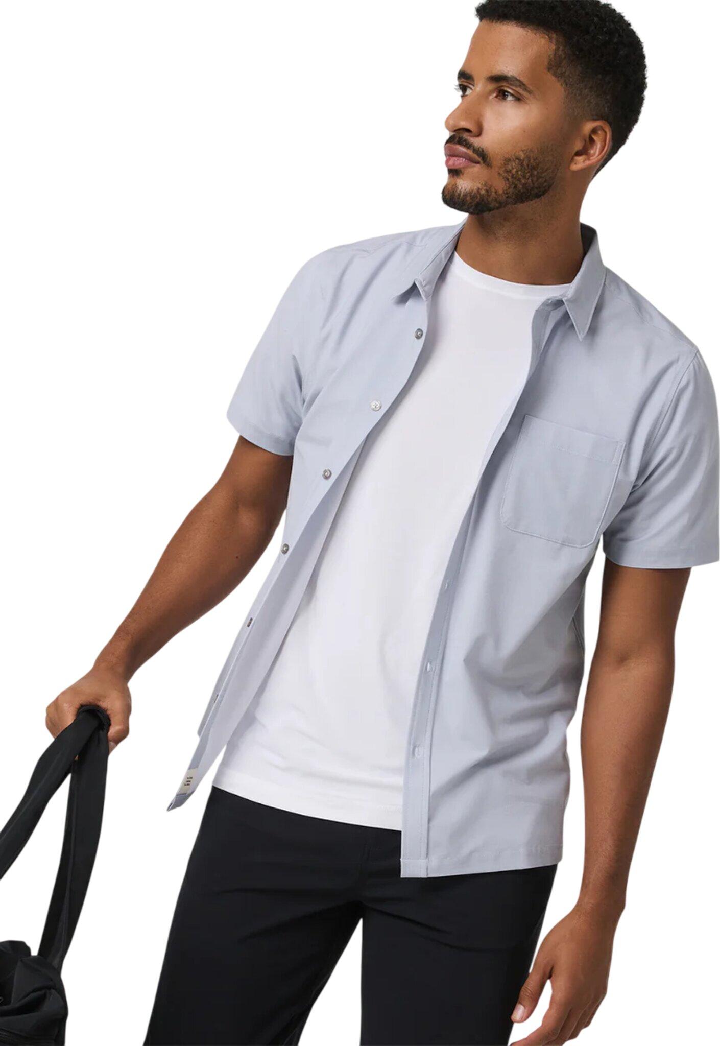 Product gallery image number 4 for product Bridge Short-Sleeve Button-Down Shirt - Men's