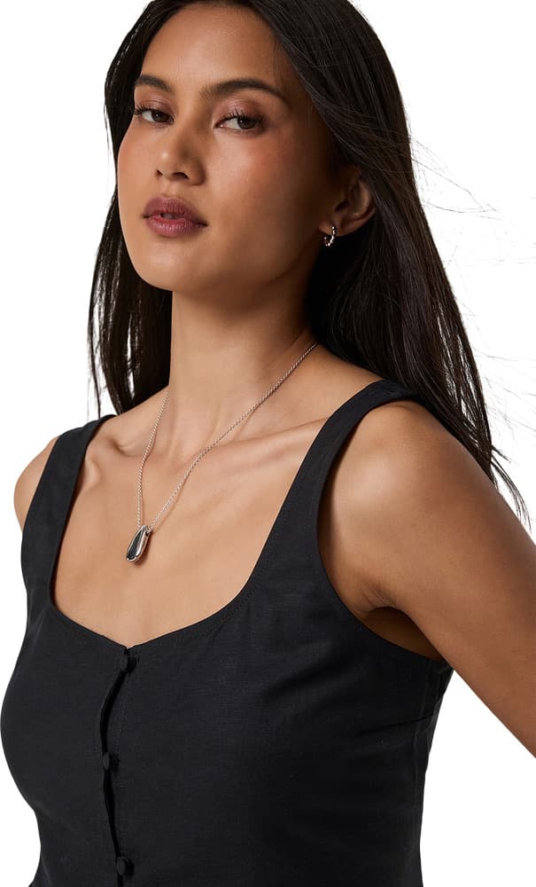 Product gallery image number 3 for product Trestles Twill Button Front Top - Women's
