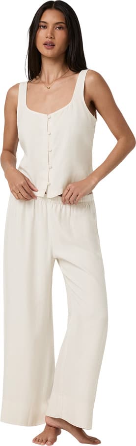 Product gallery image number 4 for product Trestles Twill Button Front Top - Women's