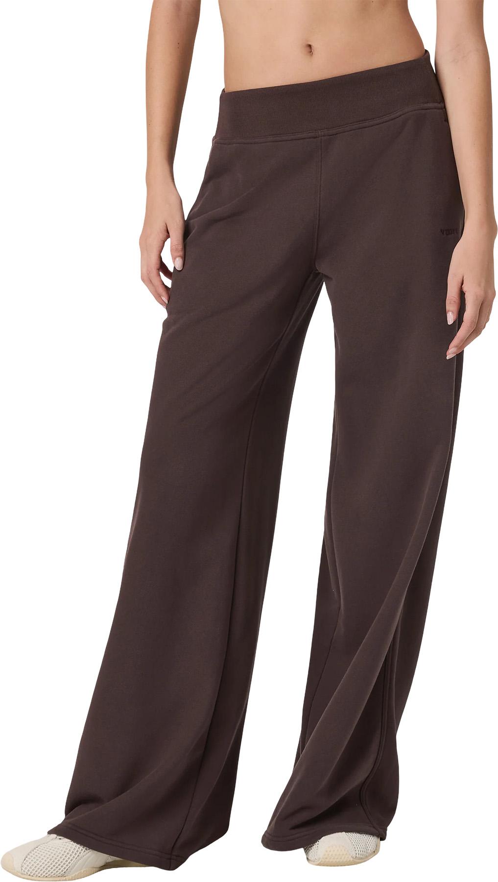 Numéro de l'image de la galerie de produits 2 pour le produit Pantalon de jogging à taille mi-haute et jambe large Sedona - Femme