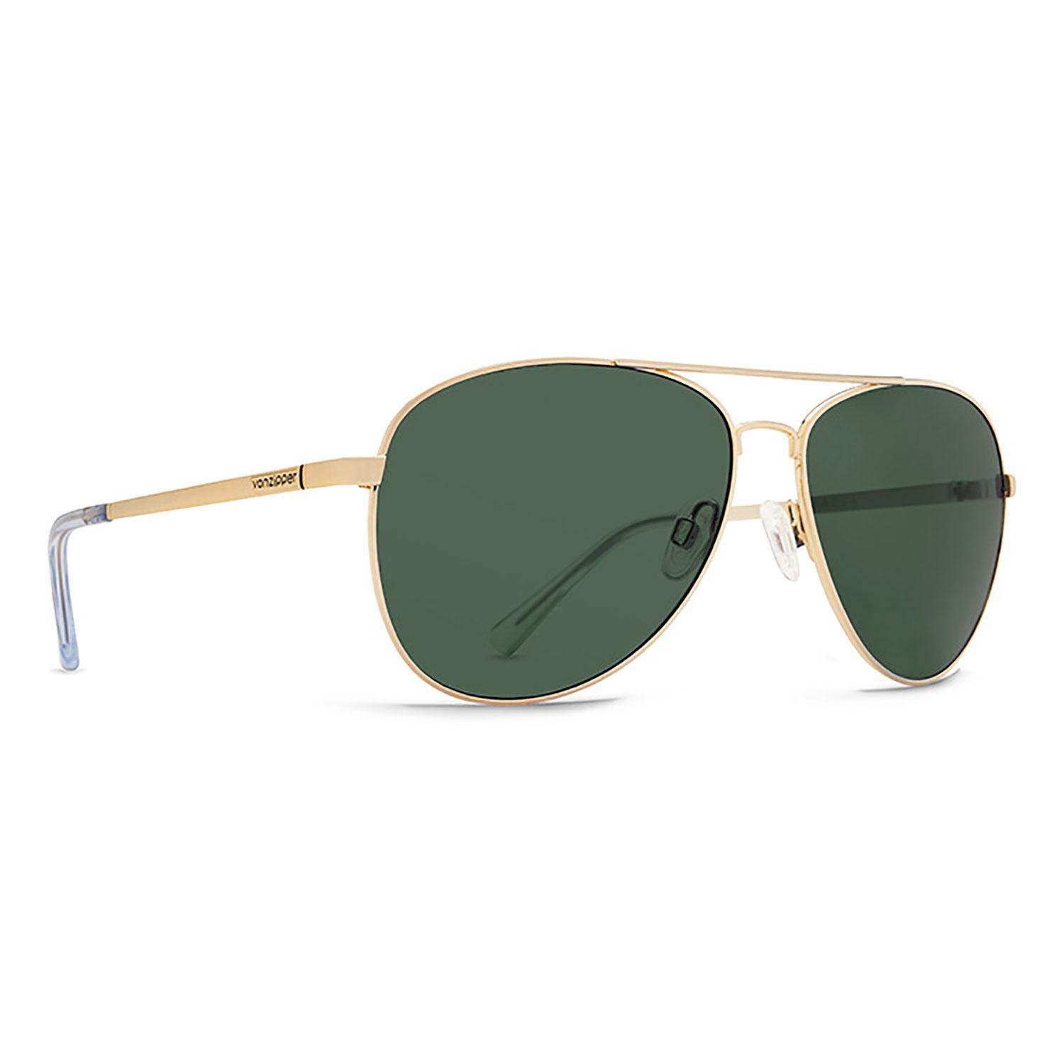 Product gallery image number 1 for product Farva - Gold Vintage - Grey Lens Sunglasses