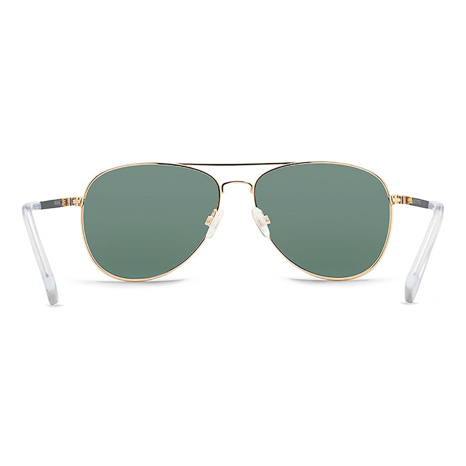 Product gallery image number 4 for product Farva - Gold Vintage - Grey Lens Sunglasses