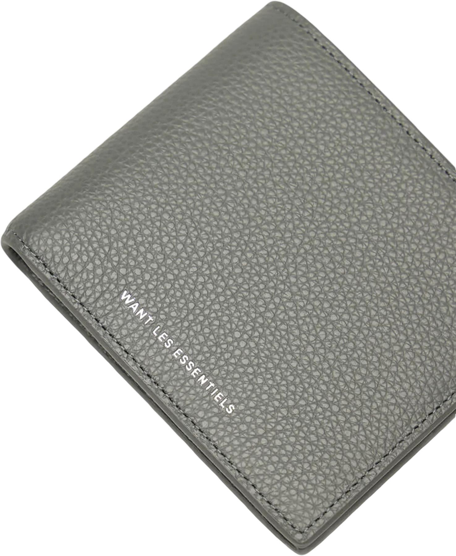 Numéro de l'image de la galerie de produits 4 pour le produit Portefeuille à deux volets en cuir grainé Benin - Homme