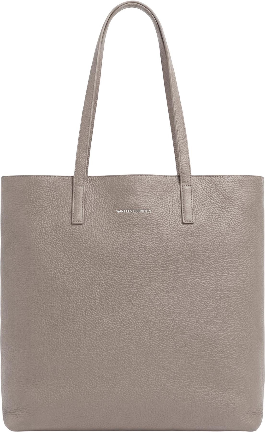 Image de produit pour Sac fourre-tout vertical en cuir grainé Logan 16L - Femme