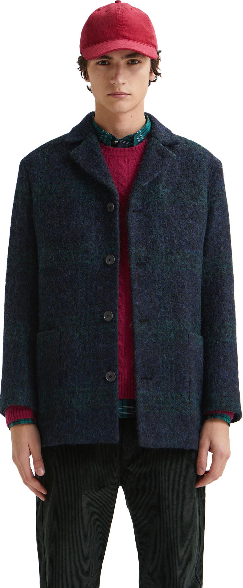 Product gallery image number 1 for product Reno Wool Check Coat - Men's