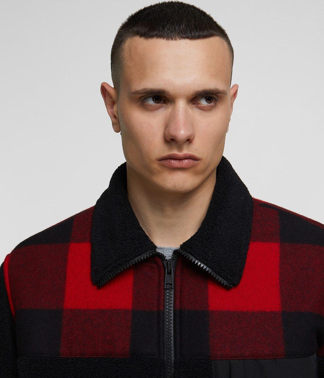 Product gallery image number 4 for product Buffalo Curly Fleece Full Zip Jacket - Men's