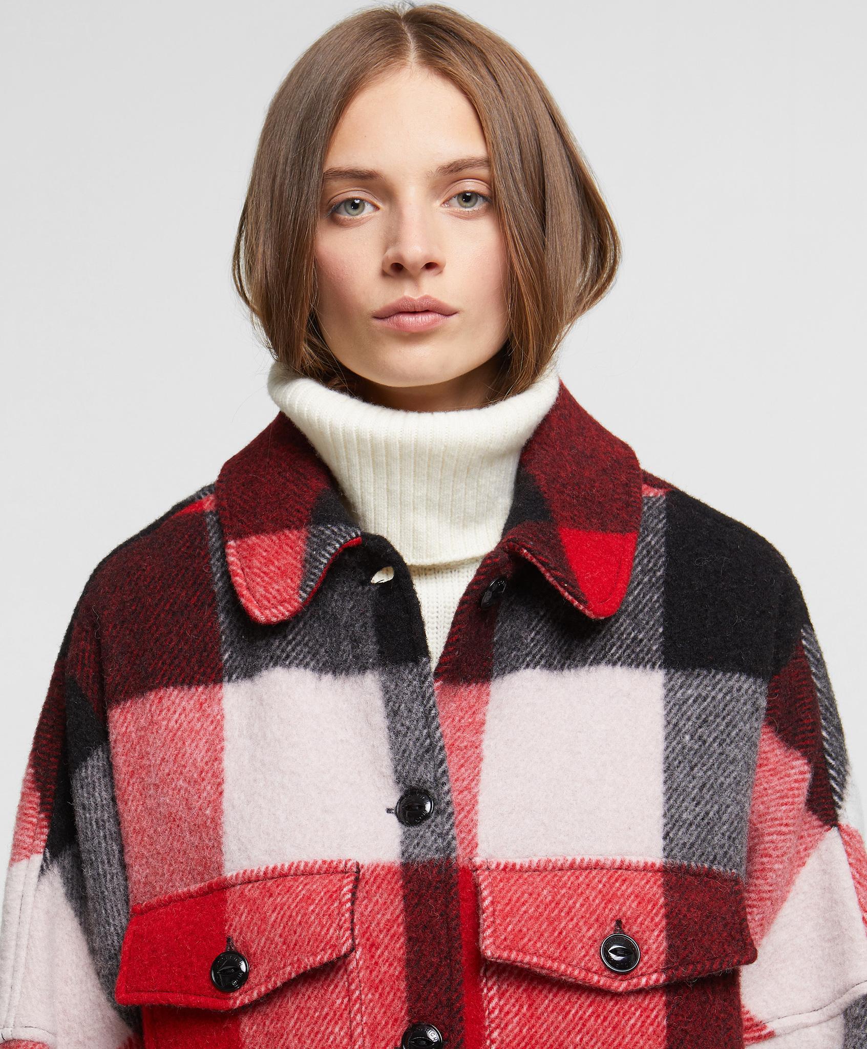 Product gallery image number 4 for product Wool Buffalo Coat - Women's