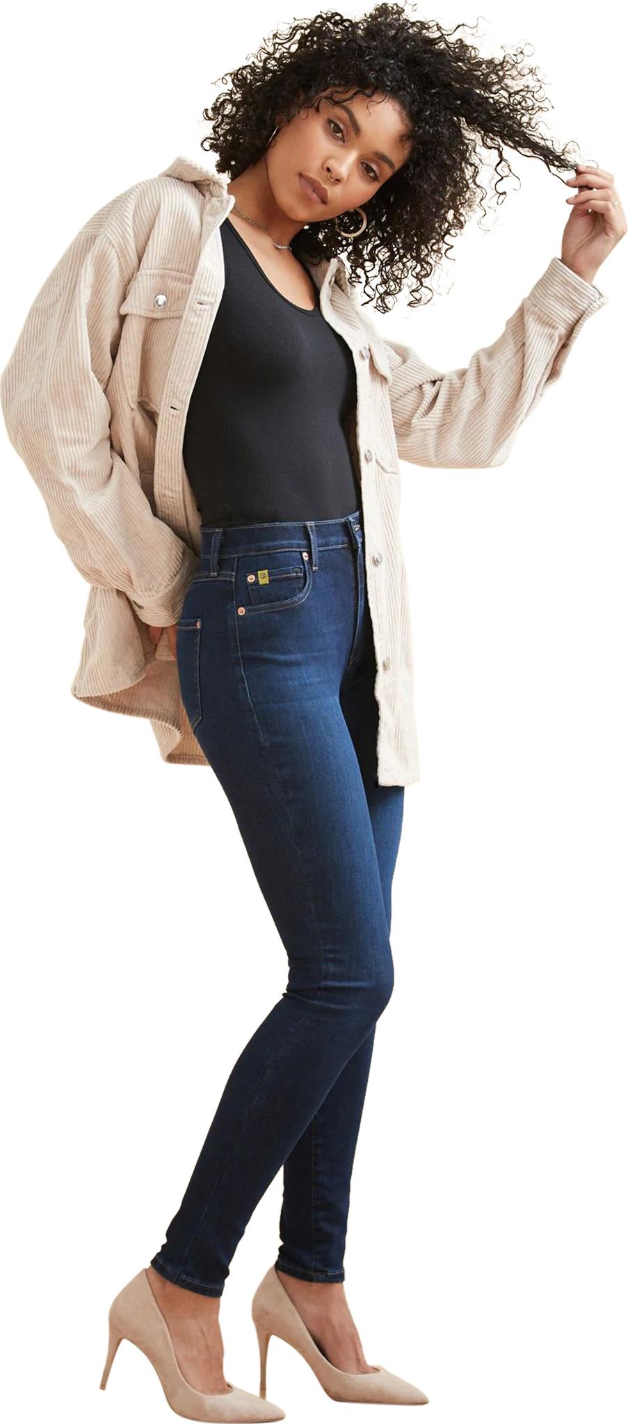 Product gallery image number 3 for product Rachel High-Rise Skinny Jeans - Dark Indie - Women's