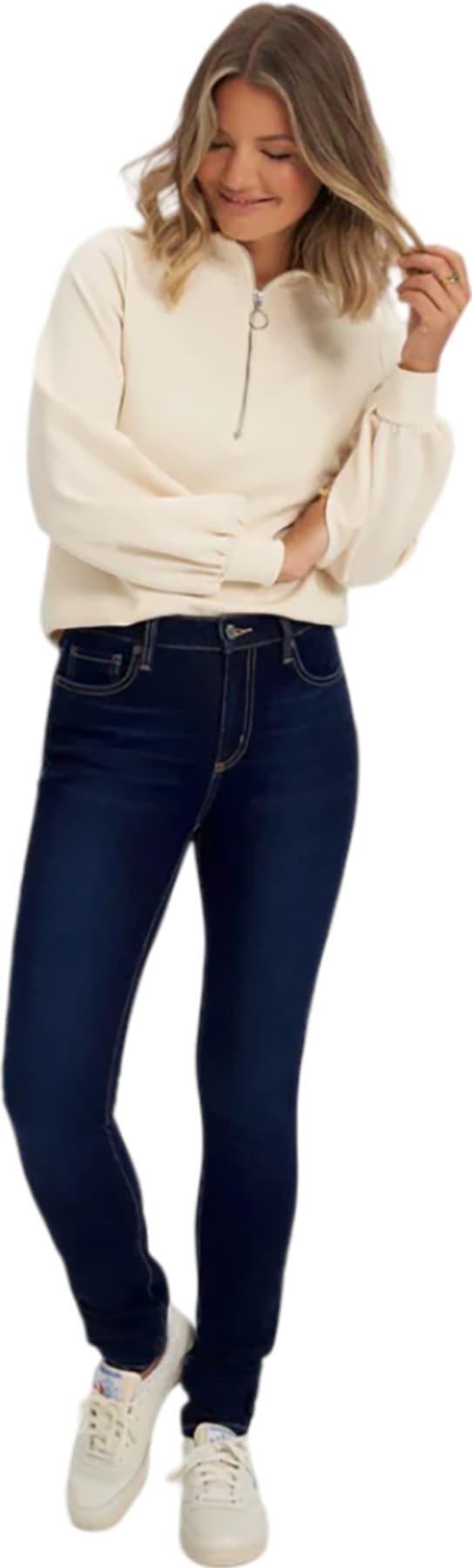 Numéro de l'image de la galerie de produits 4 pour le produit Jean moulant à taille classique Rachel - Femme