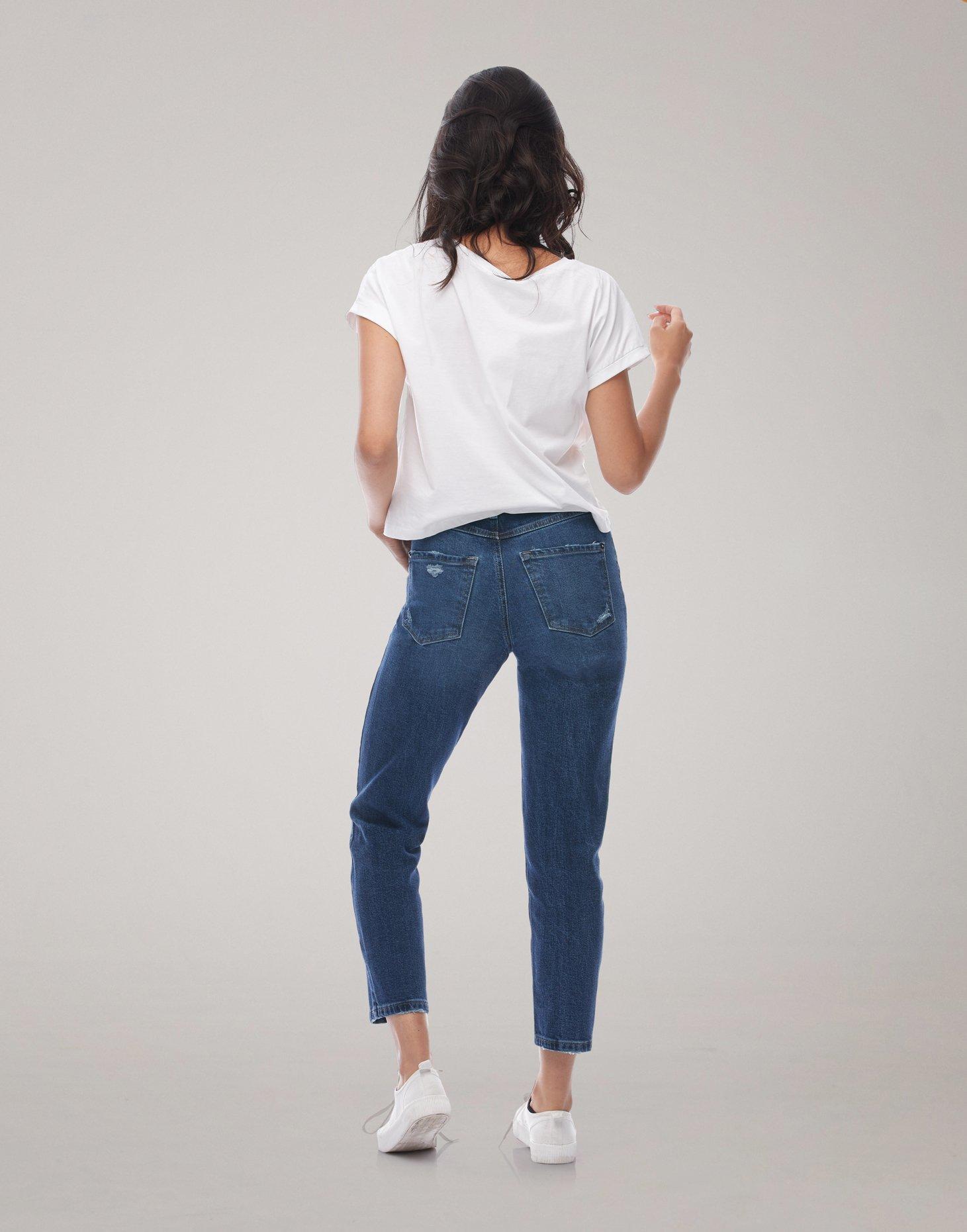 Product gallery image number 2 for product Emily Slim Jeans - Black Acid - 100% Cotton