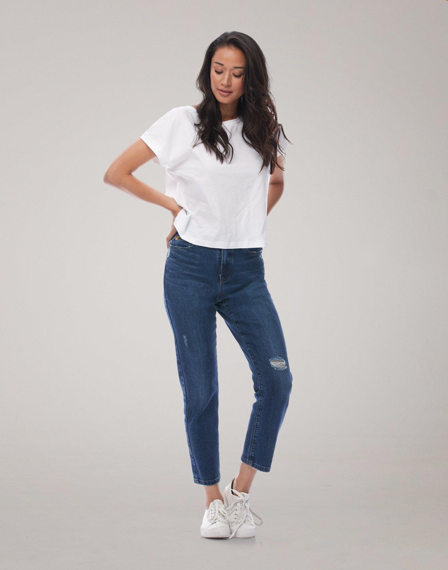 Product gallery image number 1 for product Emily Slim Jeans - Black Acid - 100% Cotton