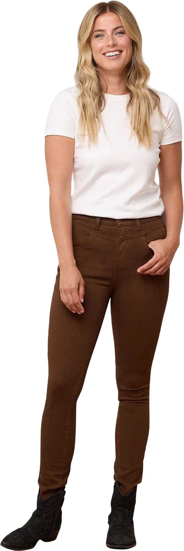 Image de produit pour Jean moulant taille haute Rachel 30 po - Femme