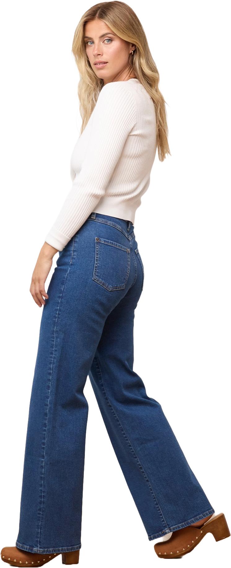 Product gallery image number 4 for product Lily Classic Wide Leg Jeans 32 Inch - Women's
