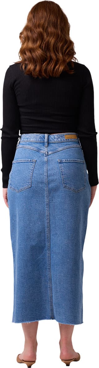 Product gallery image number 2 for product Montreal High-Rise Denim Skirt - Women's