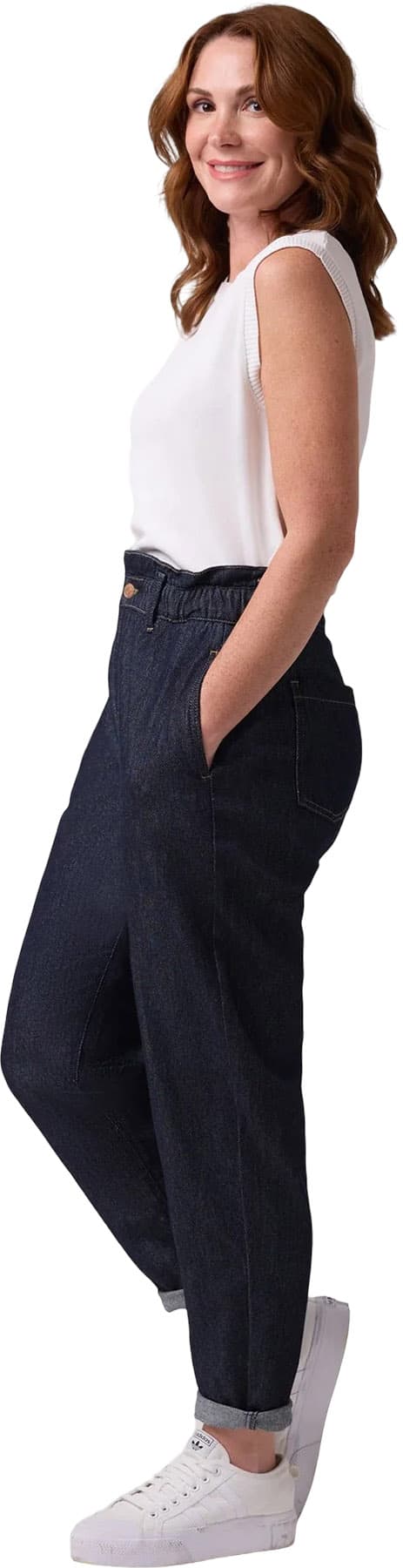 Numéro de l'image de la galerie de produits 4 pour le produit Jean décontracté taille haute Malia 25" - Femme