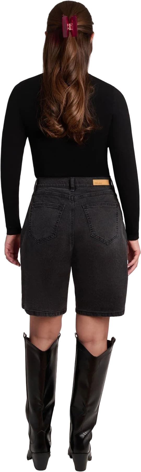 Product gallery image number 4 for product Short en denim Seren - Femme