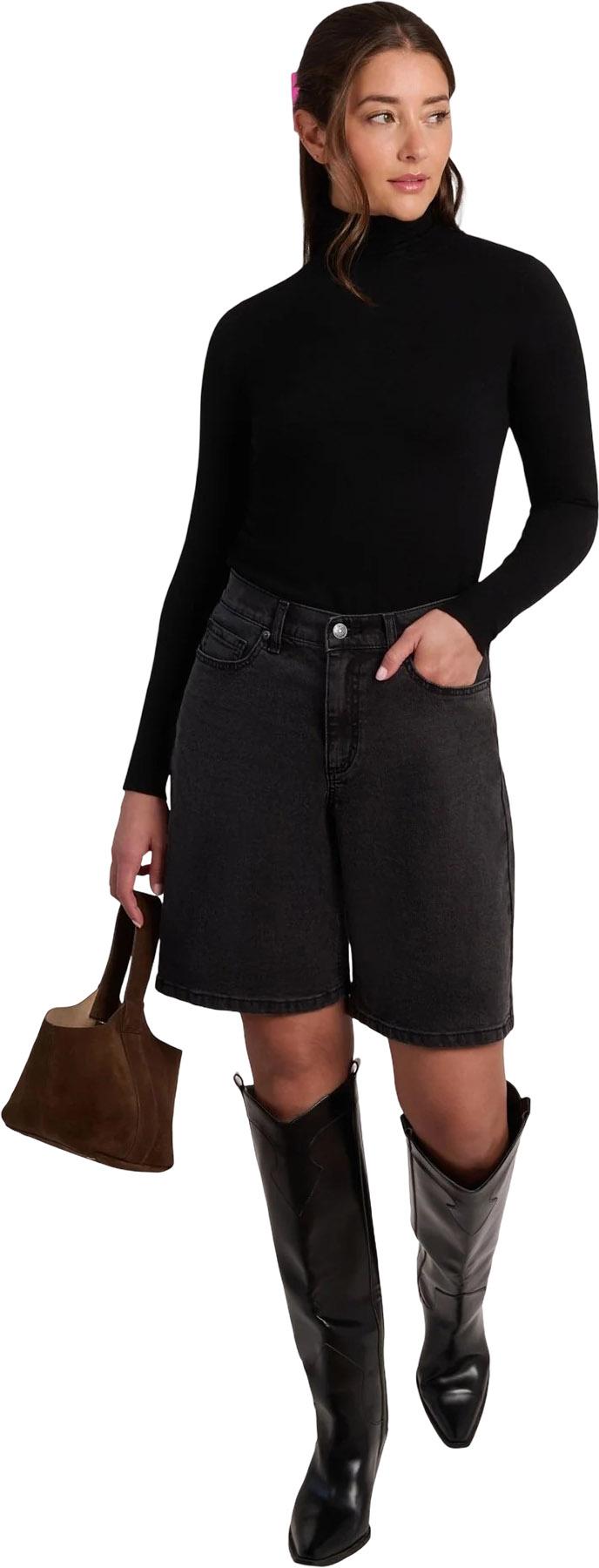 Product gallery image number 2 for product Short en denim Seren - Femme