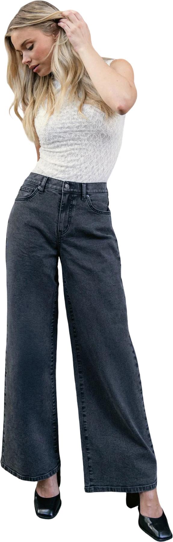 Product gallery image number 2 for product Jean à jambe large Lily - Femme