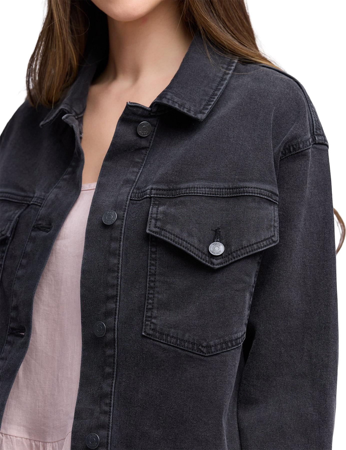 Product gallery image number 5 for product Manteau en denim - Femme