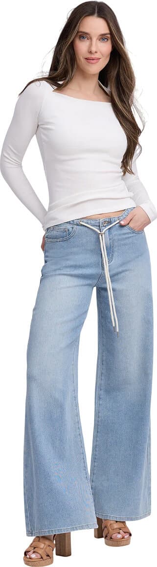 Product gallery image number 11 for product Lily Wide Leg Jeans - Women's