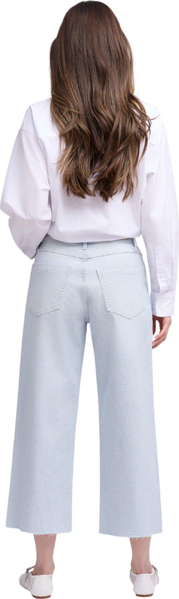 Product gallery image number 2 for product Jean de taille classique à jambe ample avec rayures Lily - Femme