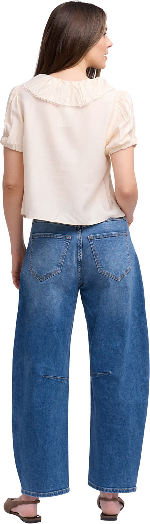 Product gallery image number 3 for product Jeans Malia Barrel Coupe Décontractée Emmanuelle - Femme