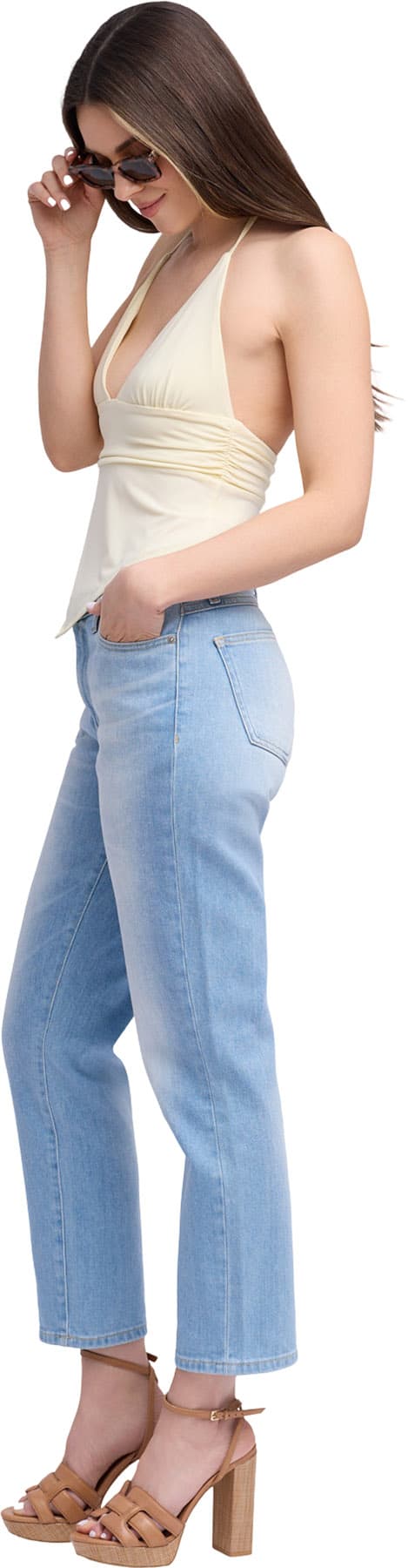 Product gallery image number 3 for product Jeans Emily Coupe Ajustée Deniz - Femme
