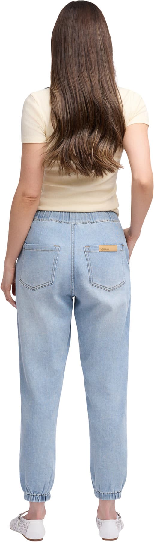 Product gallery image number 2 for product Jeans Malia Jogger Coupe Décontractée Amelia - Femme