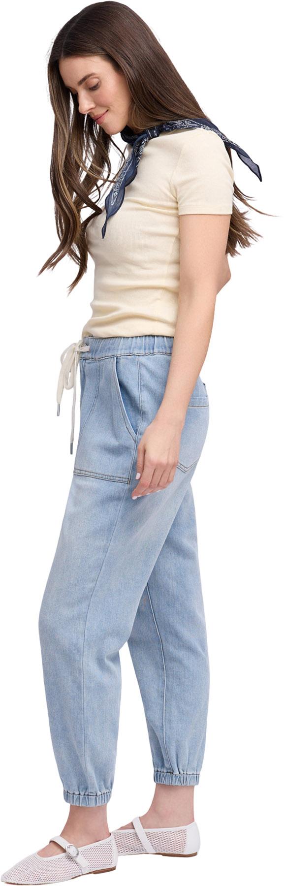 Product gallery image number 5 for product Jeans Malia Jogger Coupe Décontractée Amelia - Femme