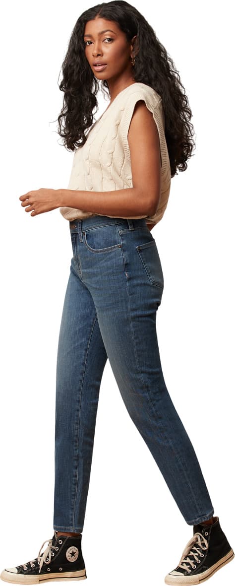 Numéro de l'image de la galerie de produits 2 pour le produit Jean moulant taille haute Rachel 28 po - Femme