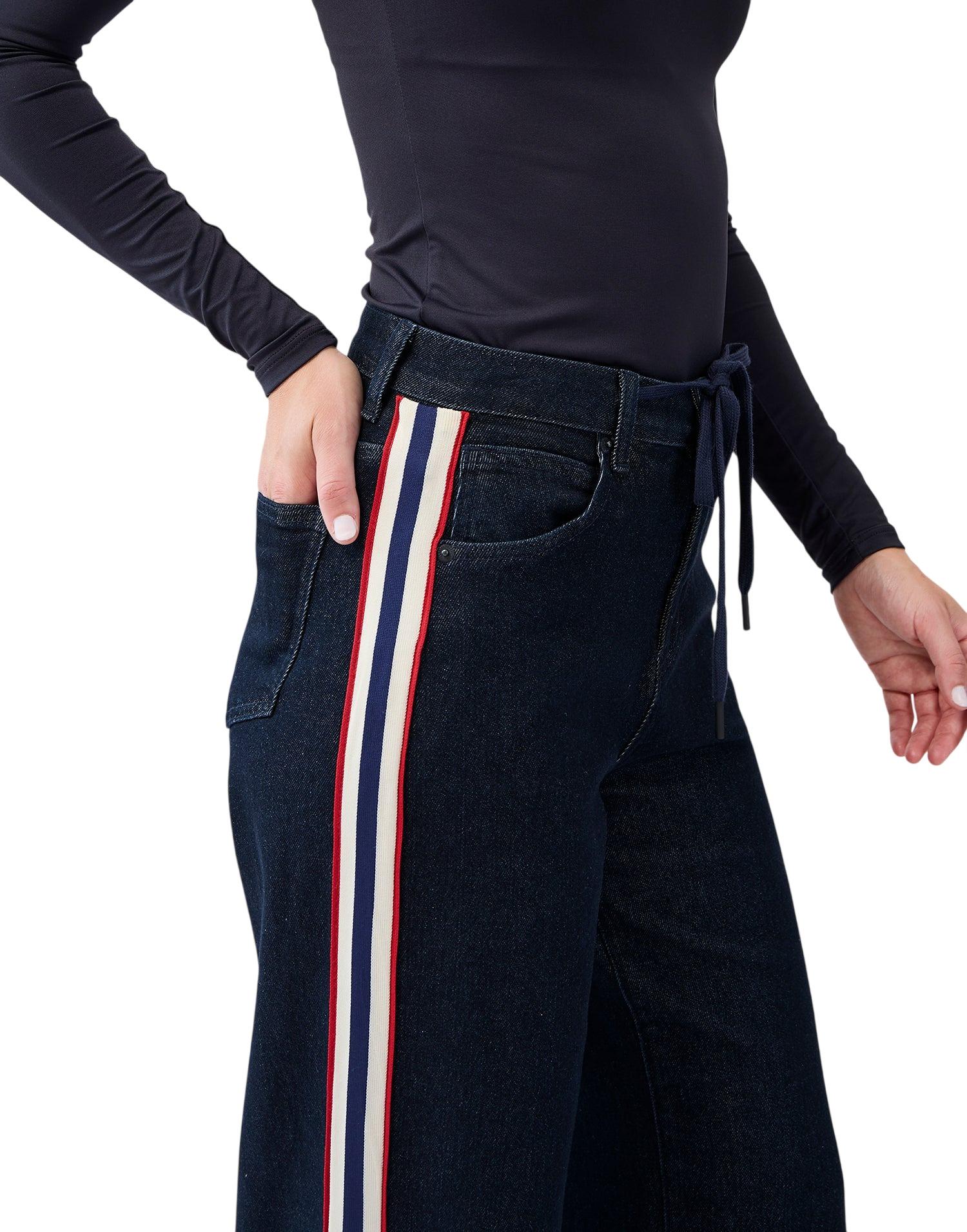 Product gallery image number 2 for product Lily Wide Leg Pants with Stripes - Women’s