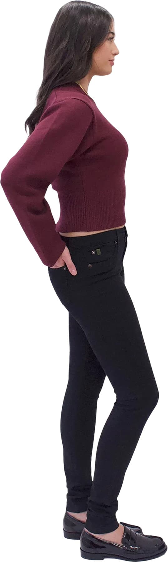 Product gallery image number 2 for product Rachel Mid-Rise Skinny Jeans 33" - Women's