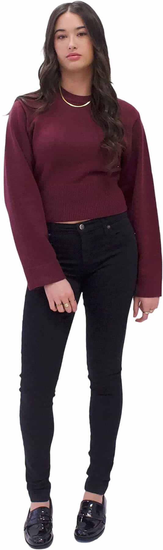 Image de produit pour Jean moulant taille mi-haute Rachel 33" - Femme