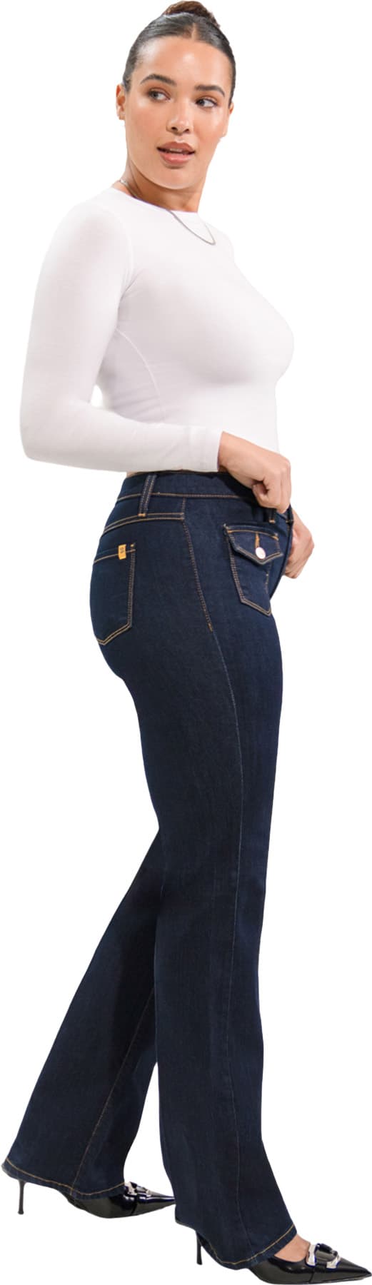 Numéro de l'image de la galerie de produits 3 pour le produit Jeans Alex Coupe Évasée - Femme