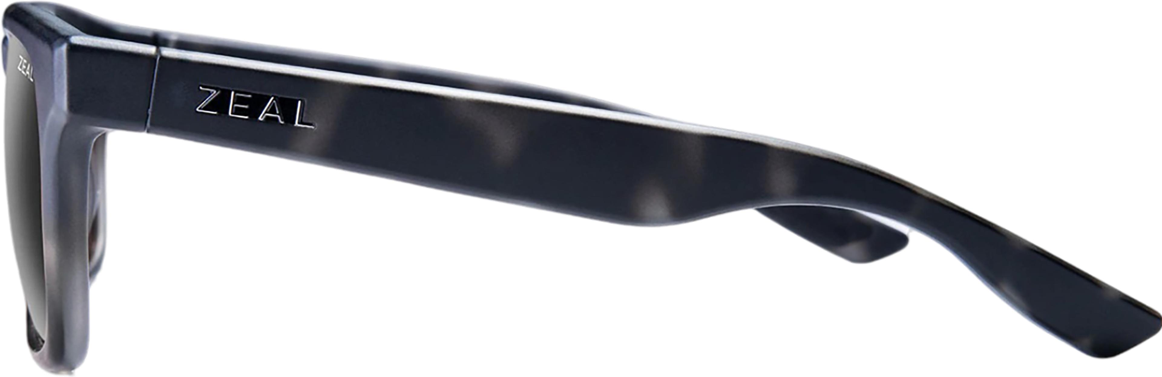Product gallery image number 3 for product Whittier Polarized Sunglasses - Transparent Grey Havana - Dark Grey Lens