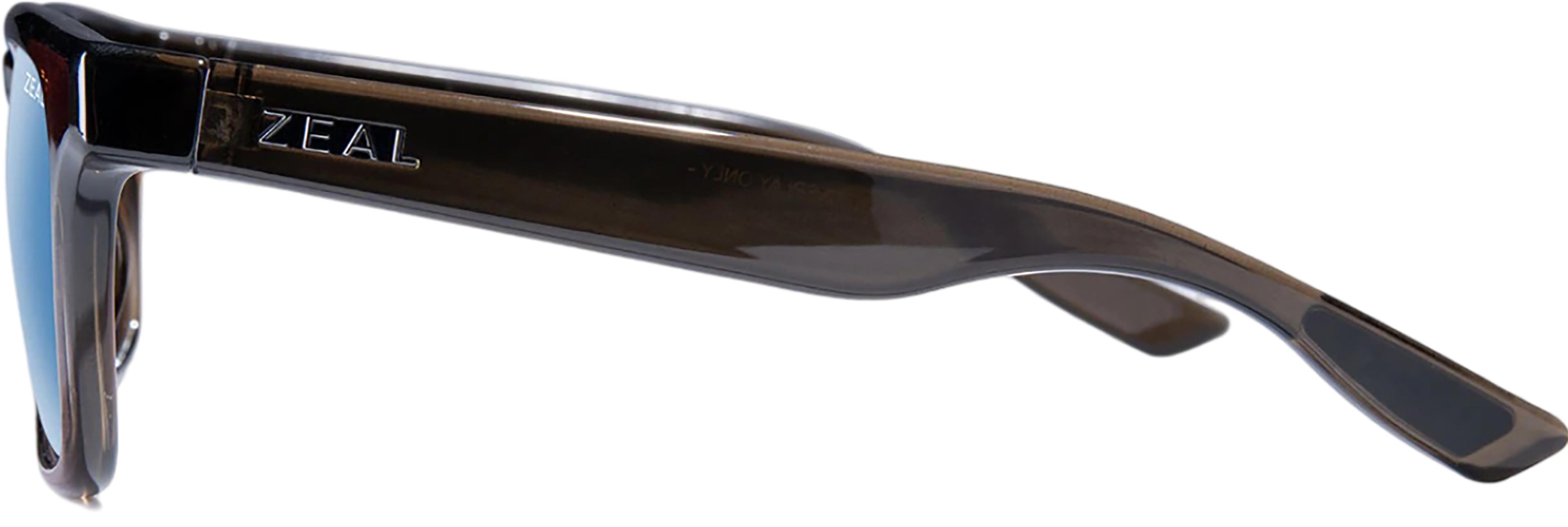 Product gallery image number 3 for product Whittier Polarized Sunglasses - Transparent Grey Havana - Dark Grey Lens