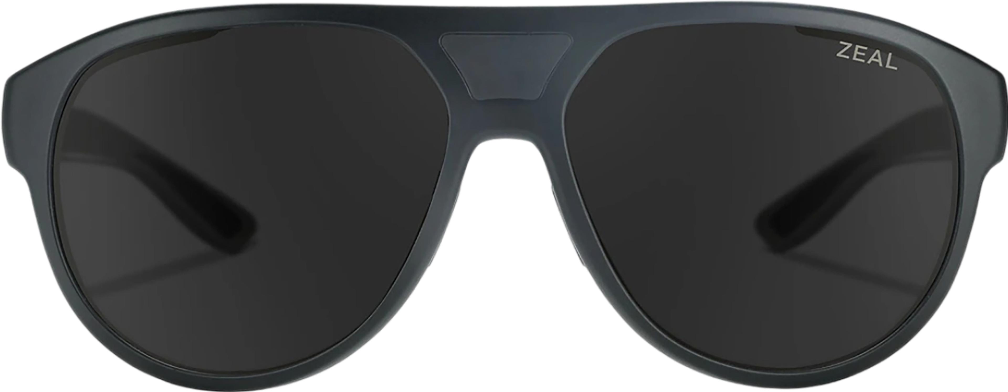 Product gallery image number 2 for product Selkirk Polarized Sunglasses - Matte Black - Dark Grey Lens - Unisex