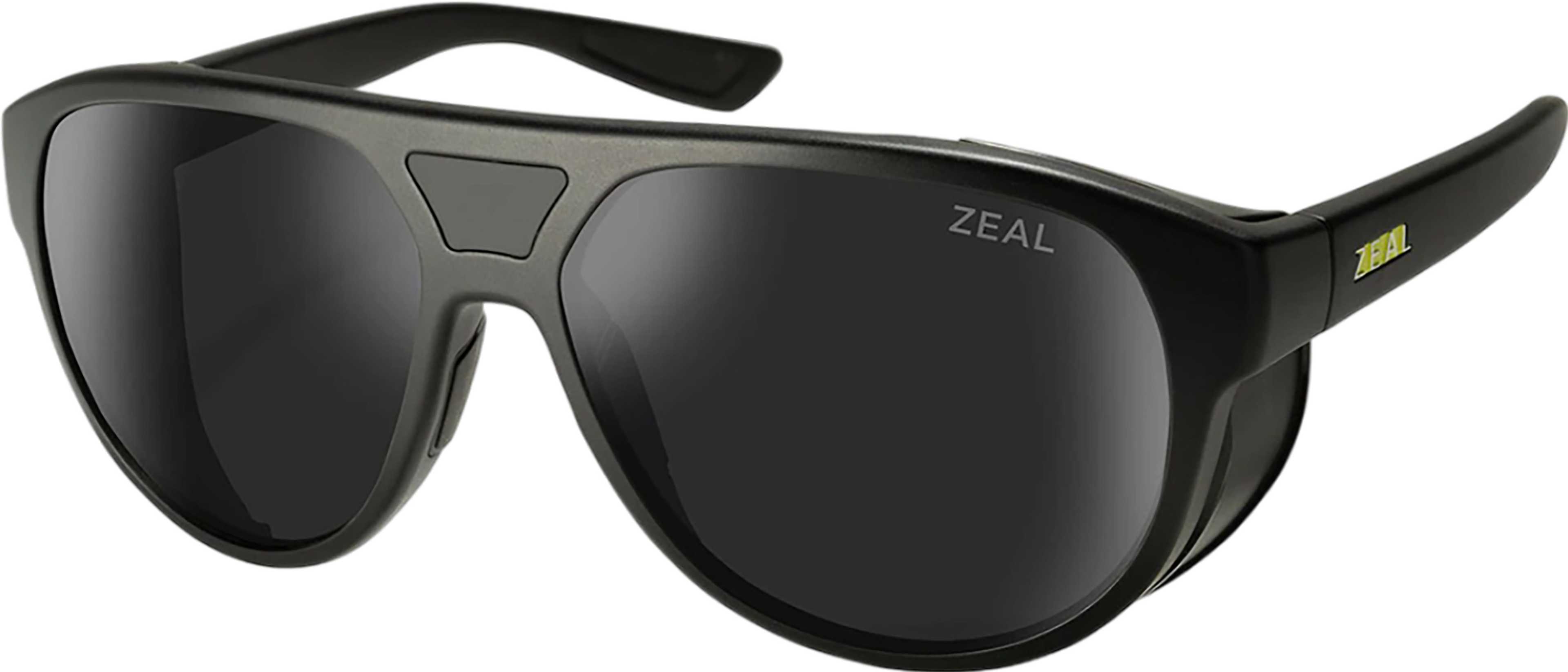 Product image for Selkirk Polarized Sunglasses - Matte Black - Dark Grey Lens - Unisex