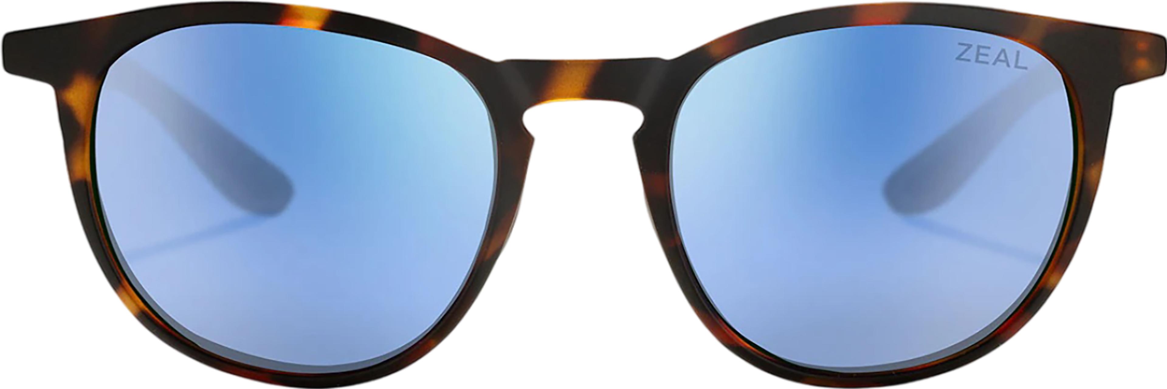 Product gallery image number 2 for product Juno Polarized Sunglasses - Matte Tortoise - Horizon Blue Lens - Unisex