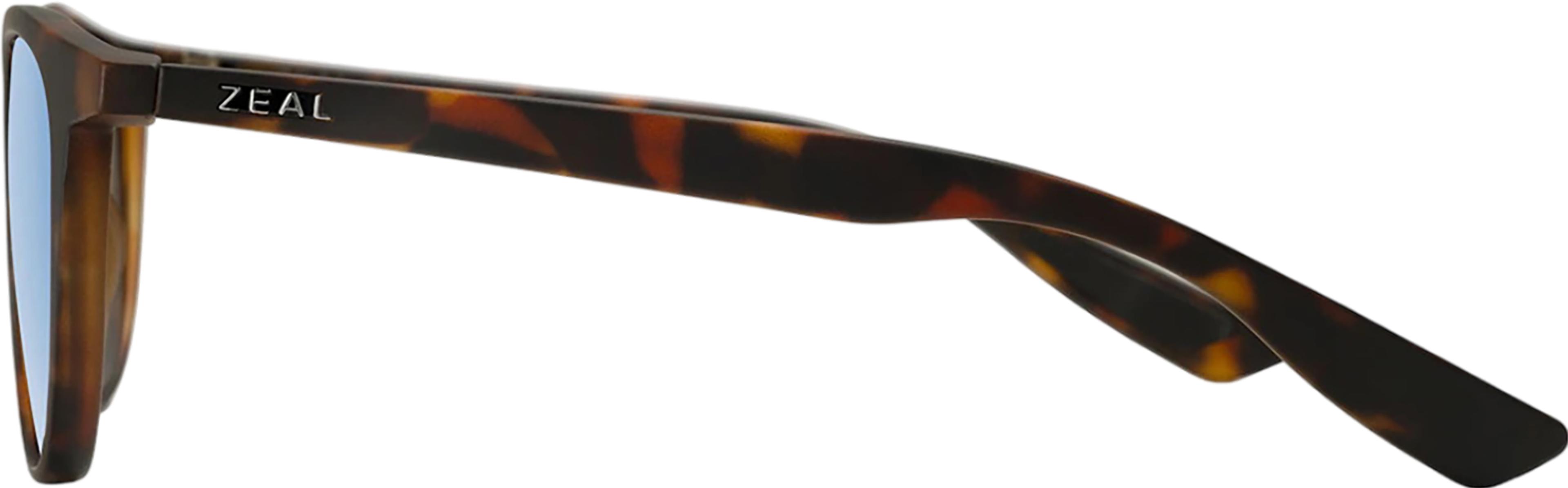 Product gallery image number 3 for product Juno Polarized Sunglasses - Matte Tortoise - Horizon Blue Lens - Unisex