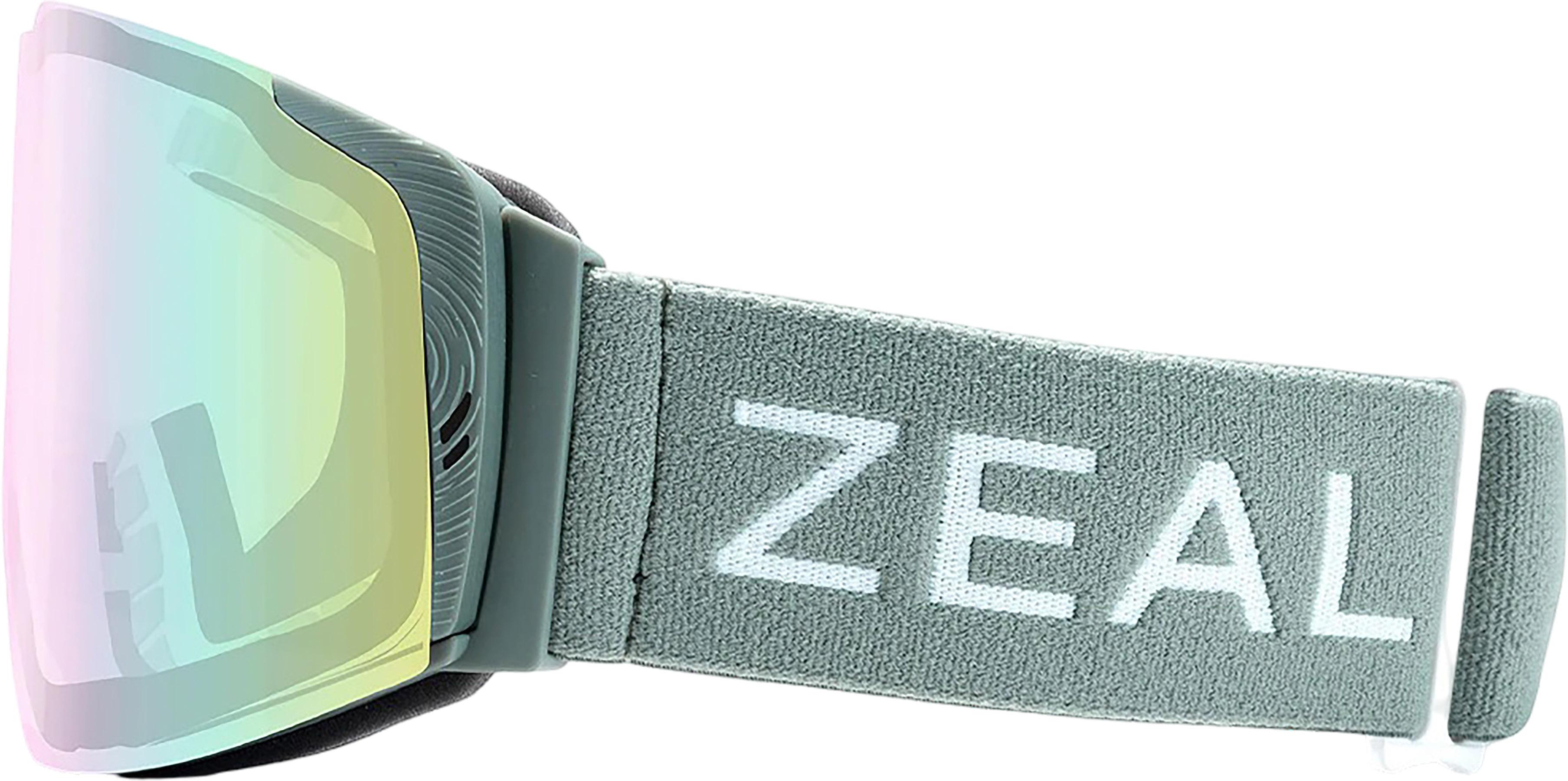 Product gallery image number 3 for product Meridian RLs + ODT Ski Goggles - Sage - Alchemy Mirror with Sky Blue Mirror Lens