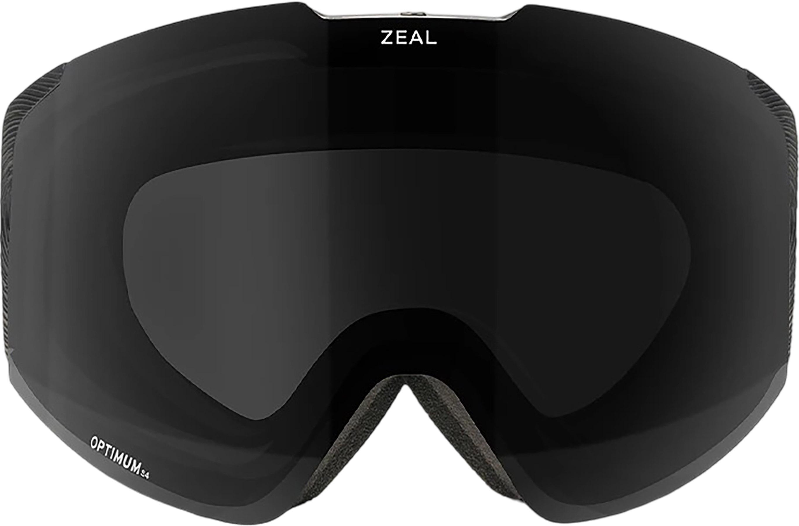 Product gallery image number 2 for product Meridian RLs + ODT Ski Goggles - Margot - Dark Grey with Sky Blue Mirror Lens