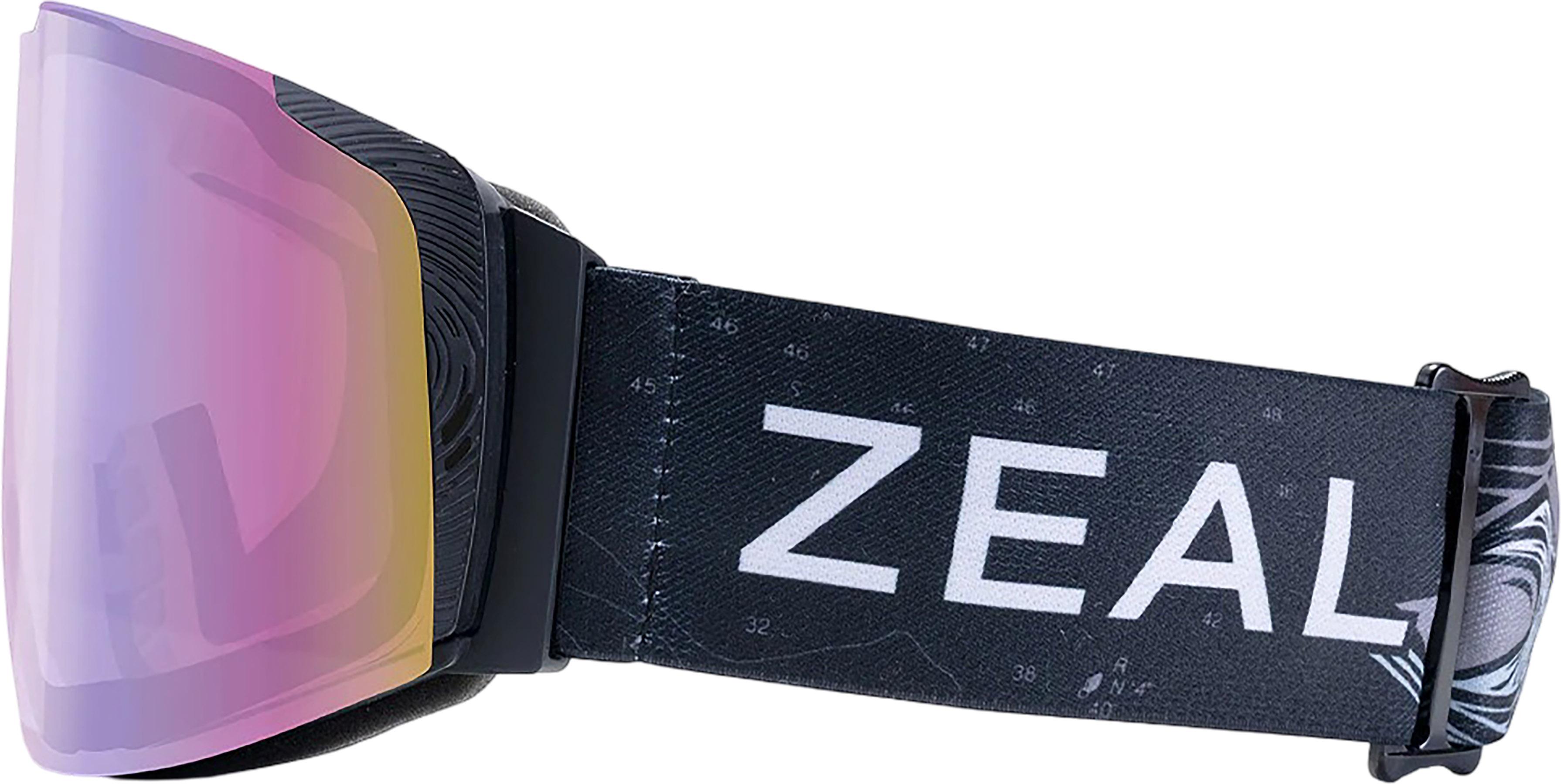 Product gallery image number 3 for product Meridian RLs + ODT Ski Goggles - John Fellows - Optimum Sakura with Sky Blue Mirror Lens