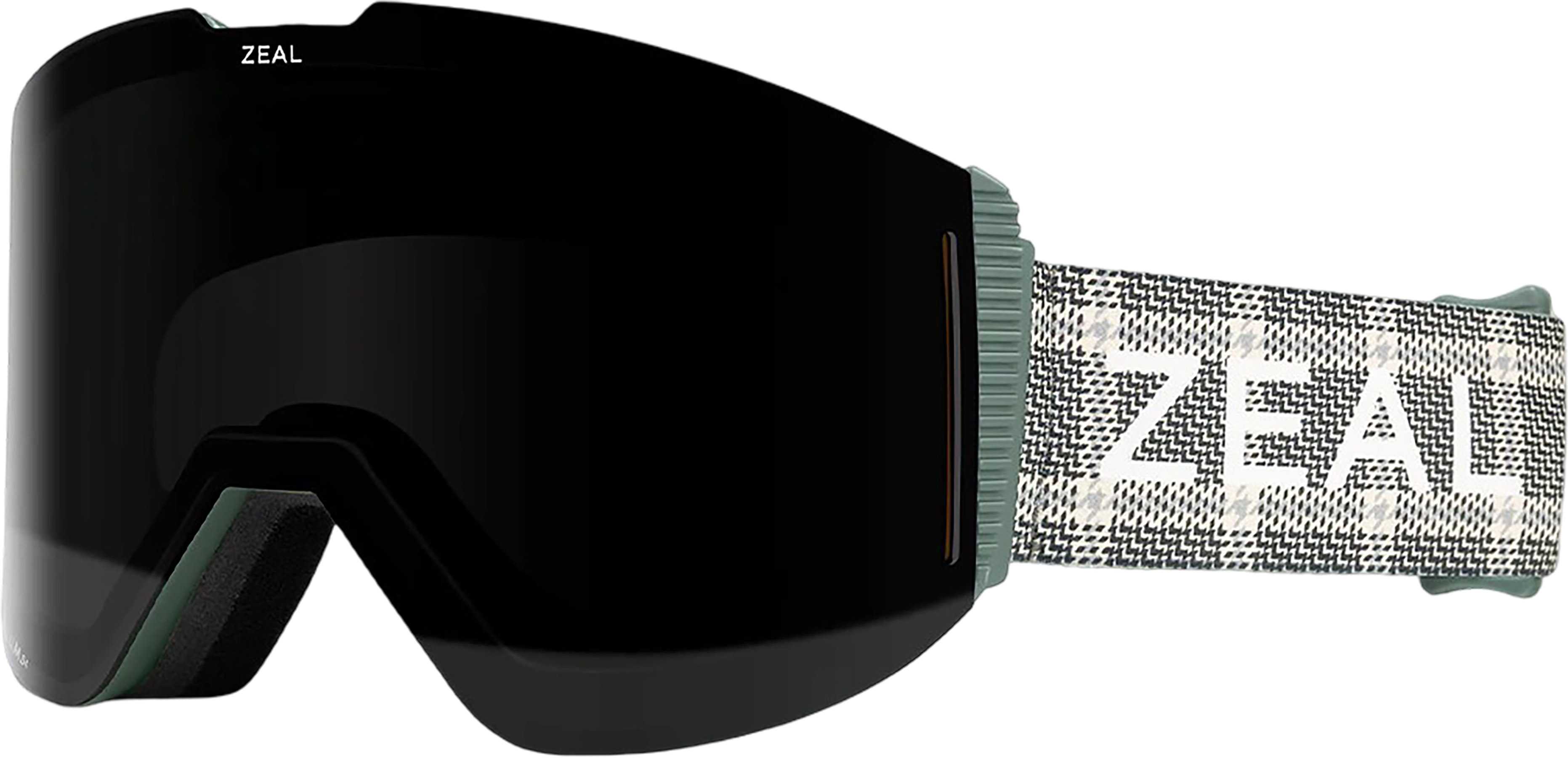 Product image for Lookout RLs + ODT Ski Goggles - Plaiditude - Dark Grey with Sky Blue Mirror Lens