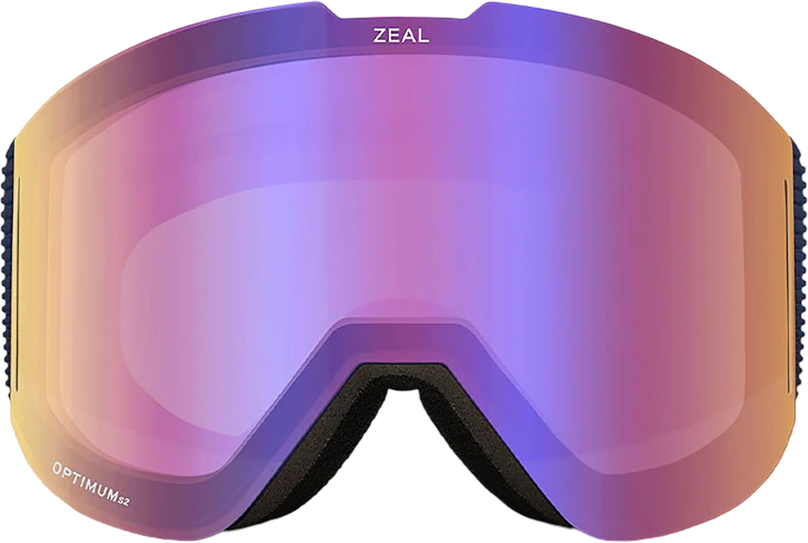 Product gallery image number 3 for product Lookout RLs + ODT Ski Goggles - Houndstooth - Optimum Sakura with Sky Blue Mirror Lens