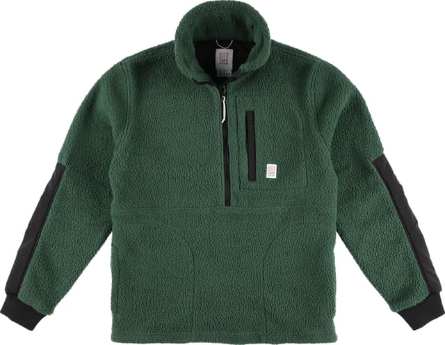 Green fleece pullover online