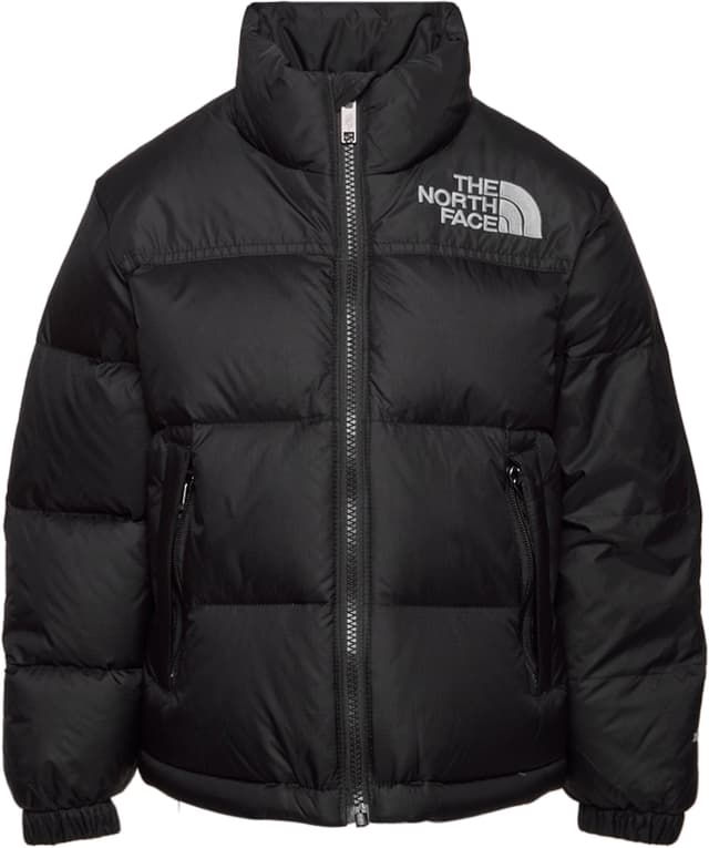 North face womens puffer jacket black online